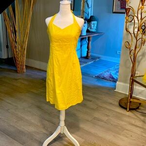 Cute halter style sundress.